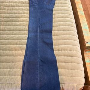 7 For All Mankind Dark Blue Flare Jeans